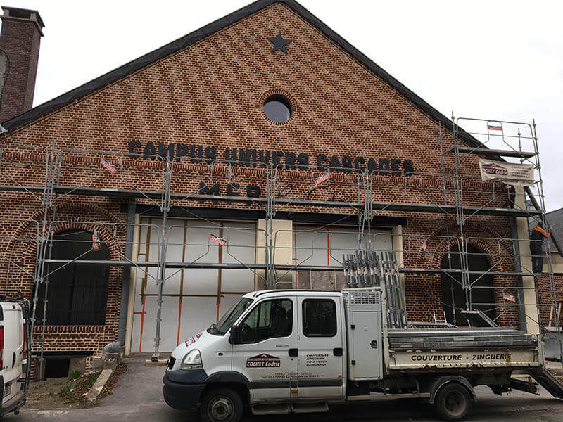 renovation de facade et zinguerie - entreprise couverture caudry